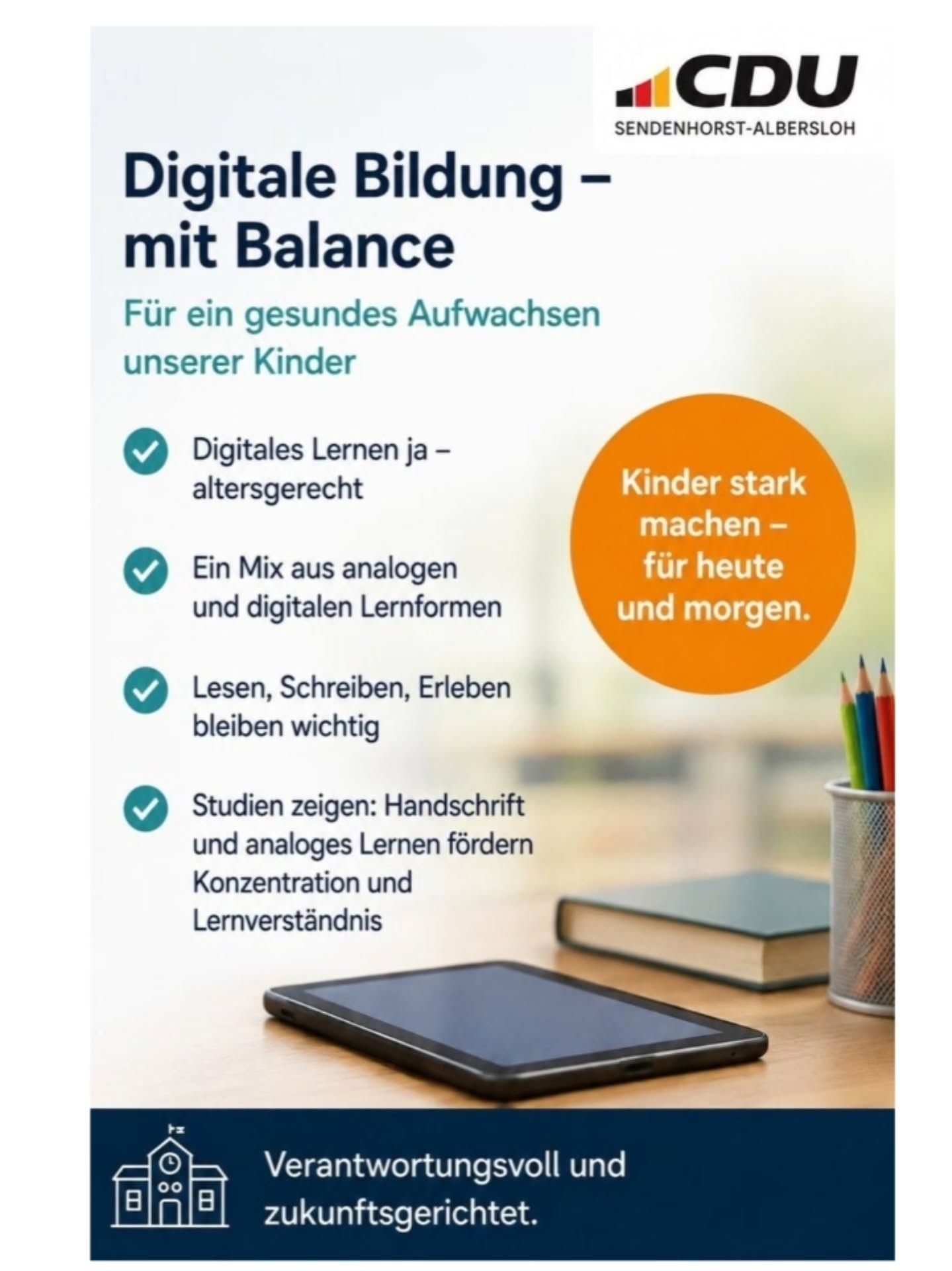 Mehr Entlastung f�r Familien bei den Grundschul-Tablets! ??????