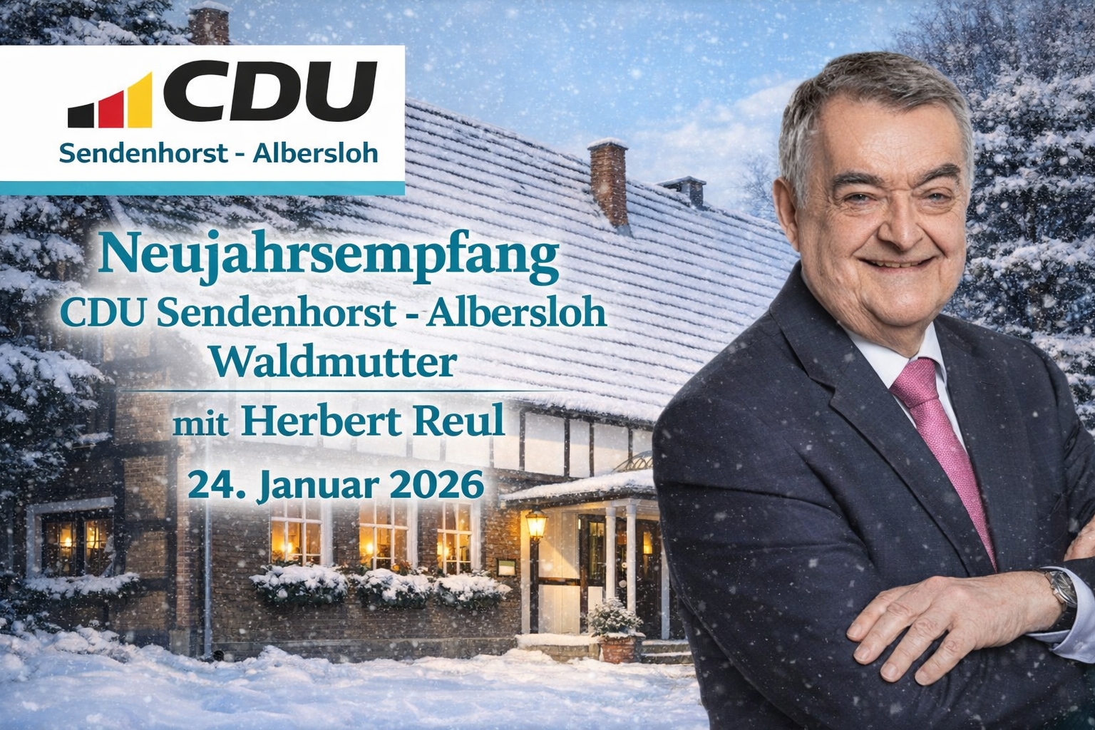 Innenminister Reul wird zu Gast in der Waldmutter sein.